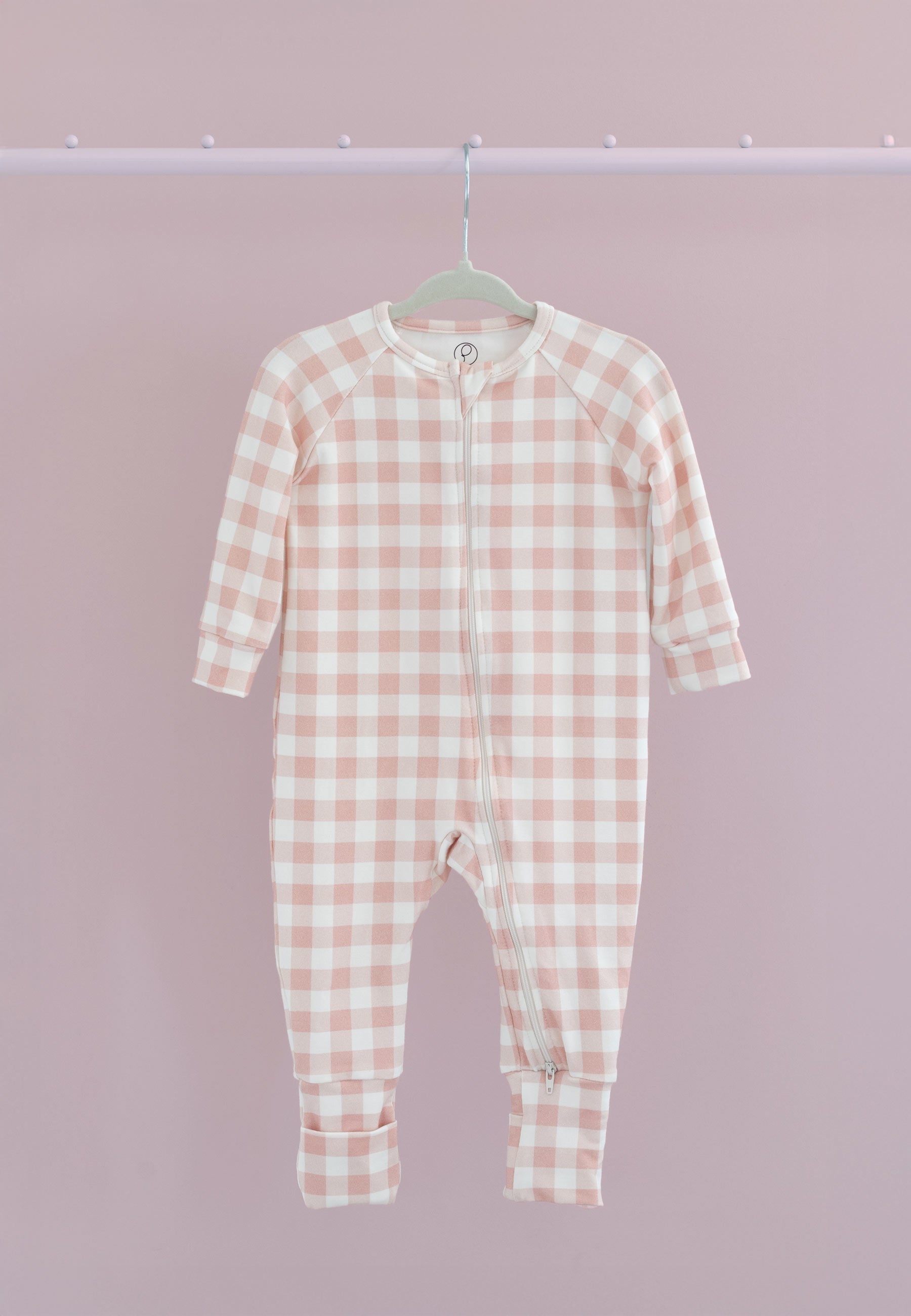 Bamboo Zip Romper - Sakura - Blue Balloon