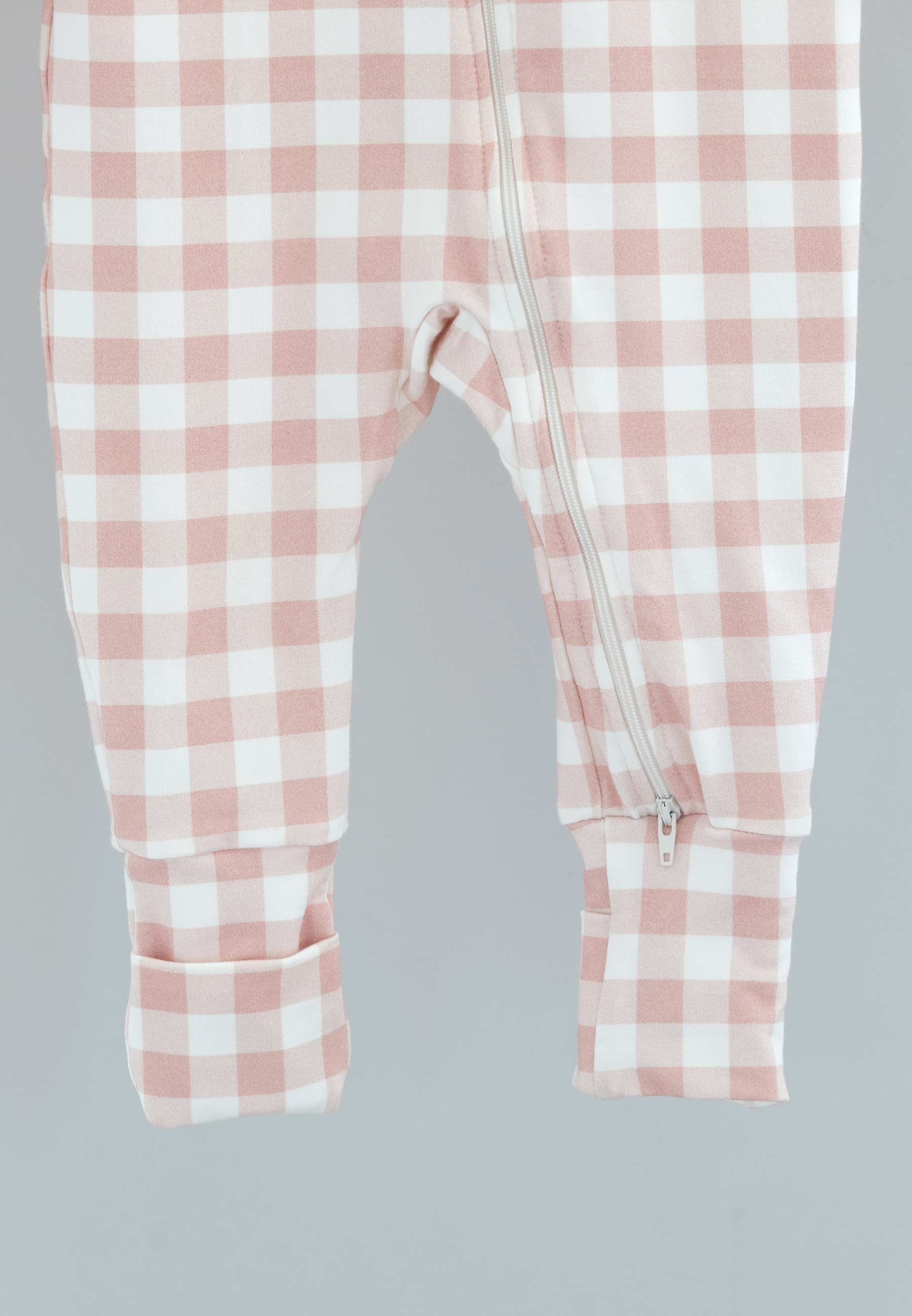 Tutina con zip in bambù - Sakura - Palloncino Blu
