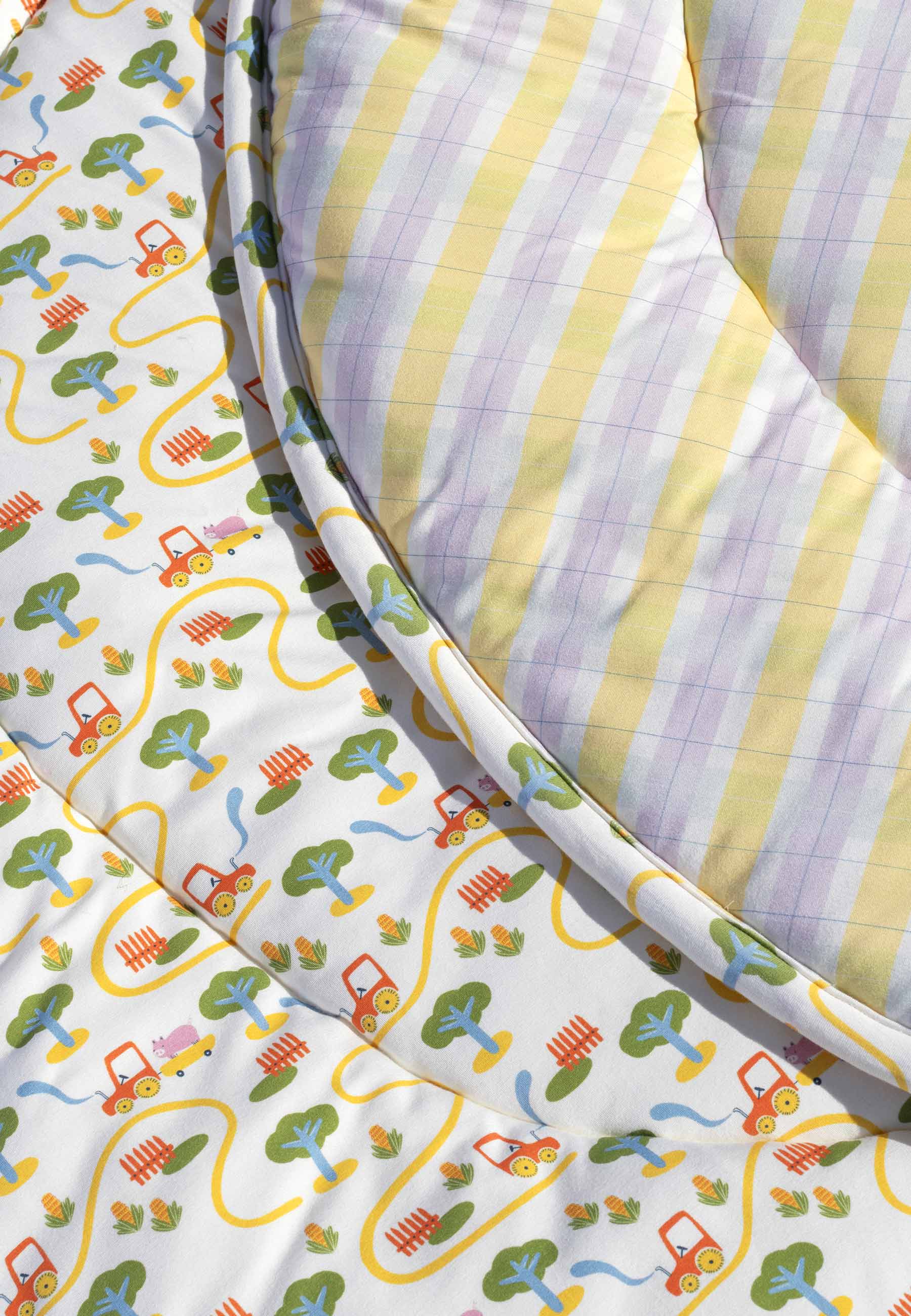 Bamboo Rug - Cloud - Blue Balloon