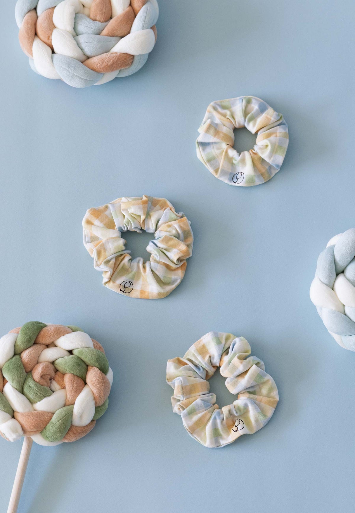 Bamboo Scrunchie - Lollipop - Blue Balloon