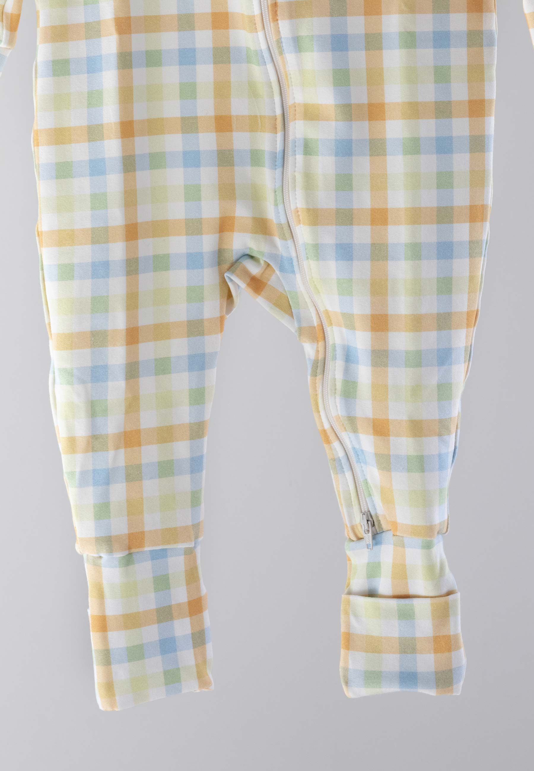 Bamboo Zip Romper - Lollipop - Blue Balloon