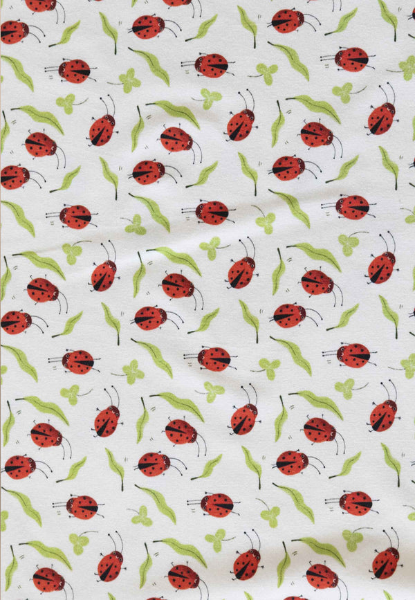 Bamboo Zip Romper - Good Luck - Blue Balloon