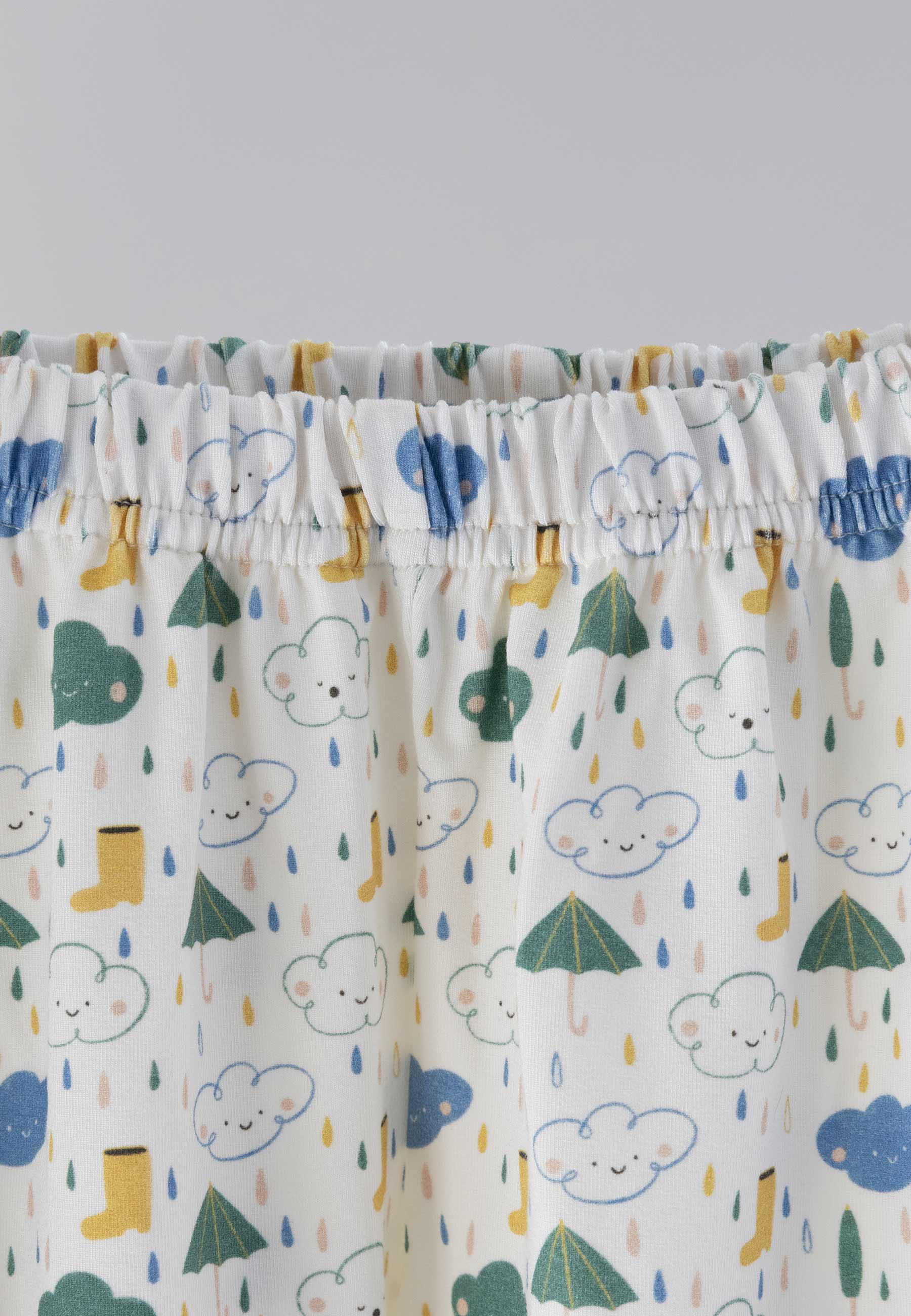 Two-Piece Bamboo Pajamas - Splash - Blue Balloon