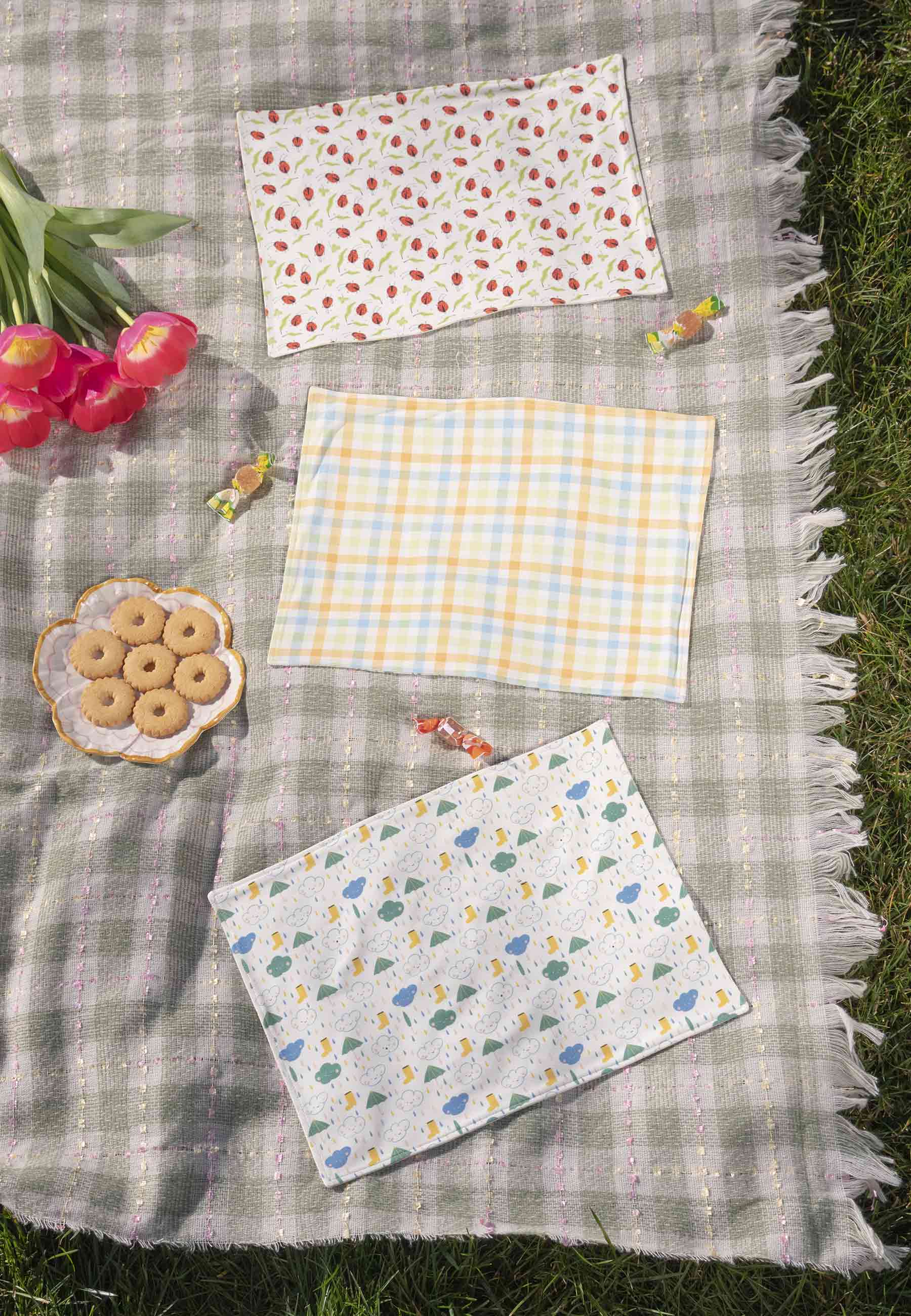 Happy Breakfast Placemats - Blue Balloon