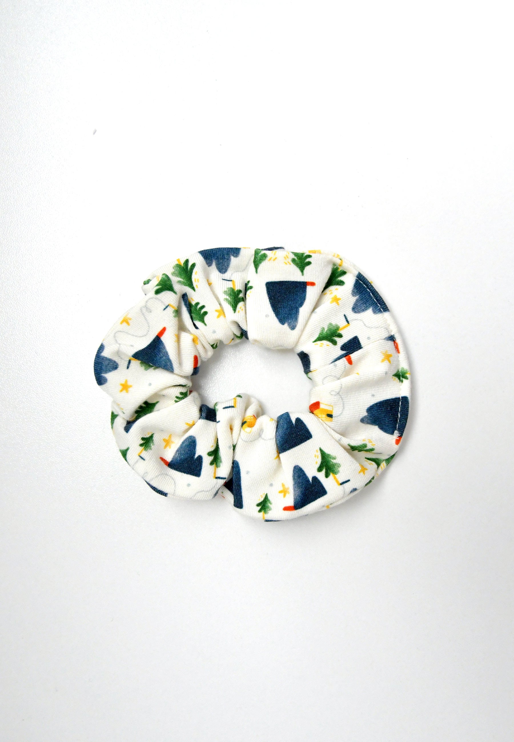 Chouchou in bambù (scrunchie) - Alpina - Palloncino Blu