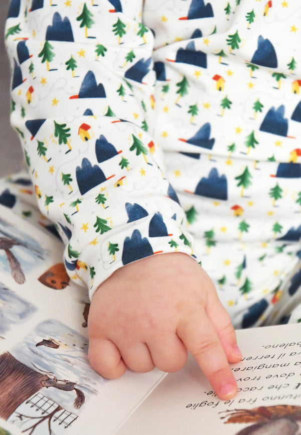 Pigiama in Bambù a Due Pezzi - Alpina - Palloncino Blu