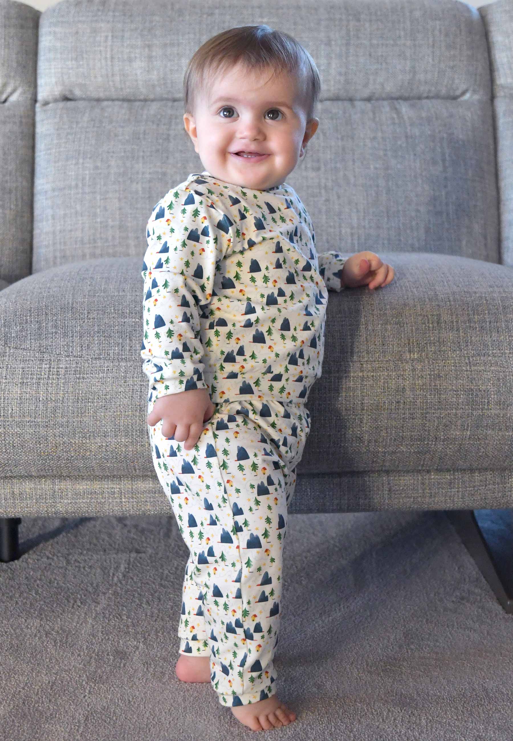 Pigiama in Bambù a Due Pezzi - Alpina - Palloncino Blu