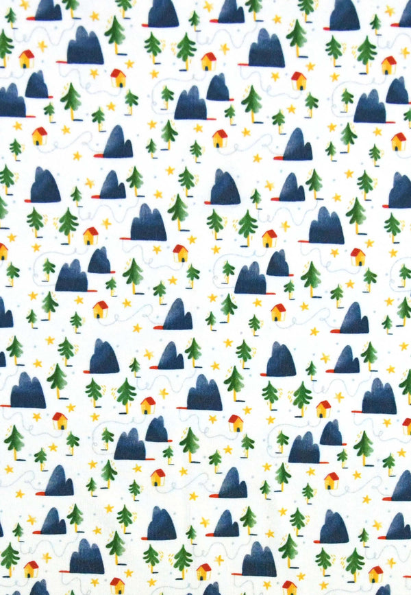 Tutina Zip in Bambù - Alpina - Palloncino Blu