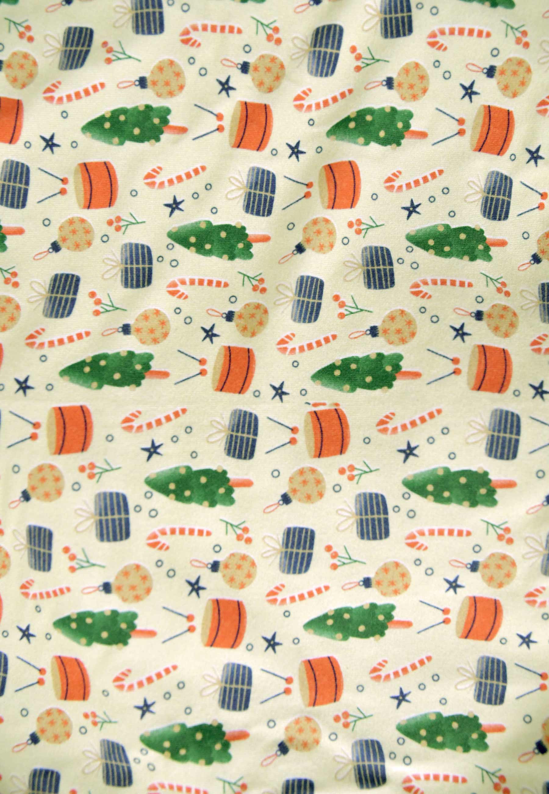 Bamboo Zip Romper - Christmas Morning - Blue Balloon