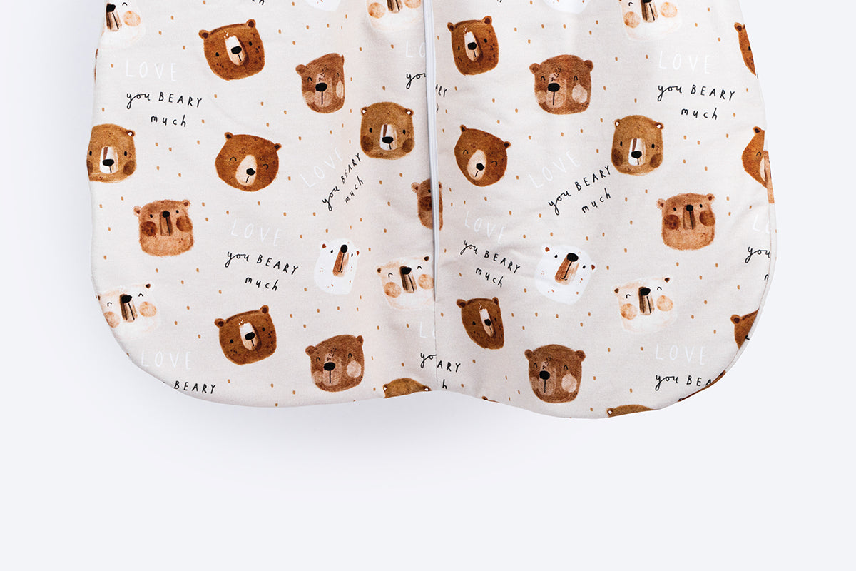 Cotton Sleeping Bag - Love You Beary Much