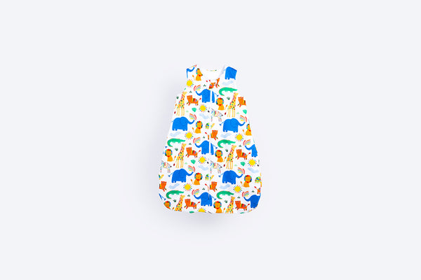 Cotton Sleeping Bag - Playful Safari