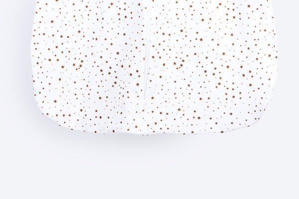 Cotton Sleeping Bag - Brown Stars