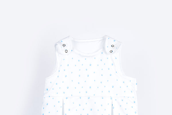 Classic Sleeping Bag with Filling - Blue Stars