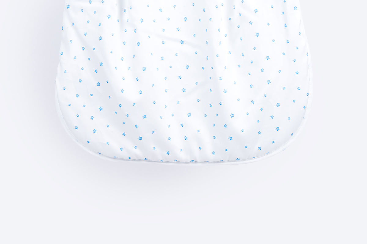 Classic Sleeping Bag with Filling - Blue Stars