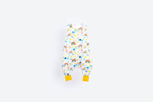 Cotton Sleeping Bag with Legs - Playful Universe