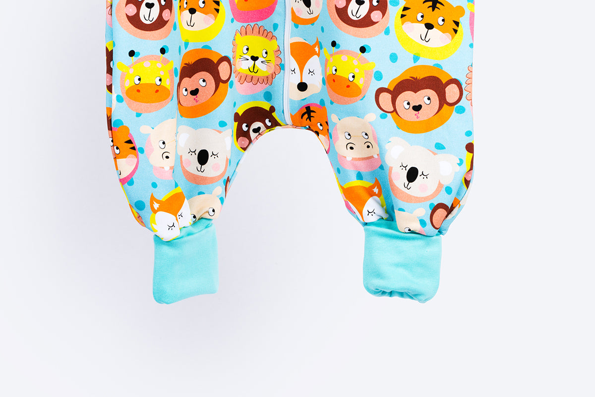 Tanja Two-Layer Sleeping Bag with Legs - Animal Kingdom
