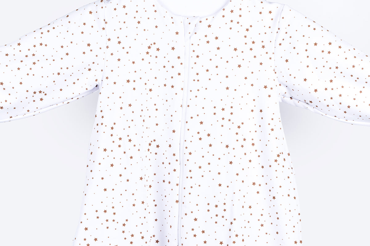 Tanja dvoslojna vreća za spavanje s nogavicama i rukavima - Little brown stars