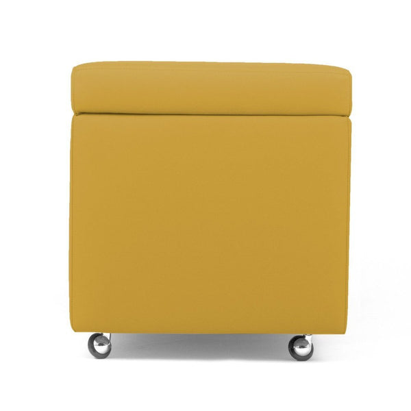 PANDORA SWING | Pouf Cubo Contenitore imbottito con ruote in ecopelle sfoderabile Arketicom (2139688861765)