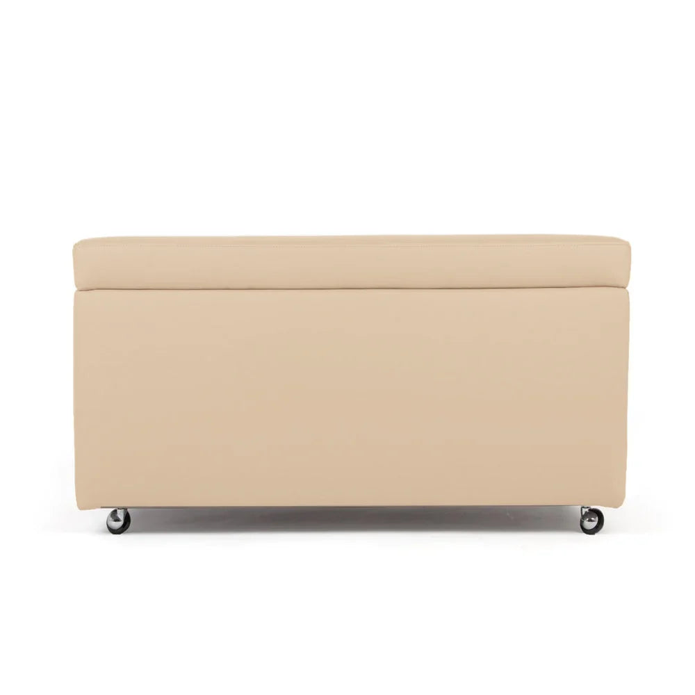 PANDORA 84 ECO SWING, Pouf Panca Contenitore con Ruote in Ecopelle (2139704295493)