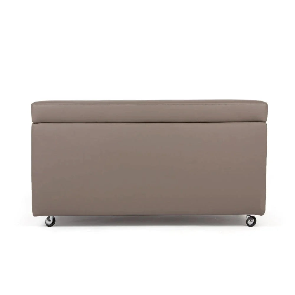 PANDORA 84 ECO SWING, Pouf Panca Contenitore con Ruote in Ecopelle (2139704295493)