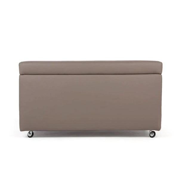 PANDORA 84 ECO SWING, Pouf Panca Contenitore con Ruote in Ecopelle (2139704295493)