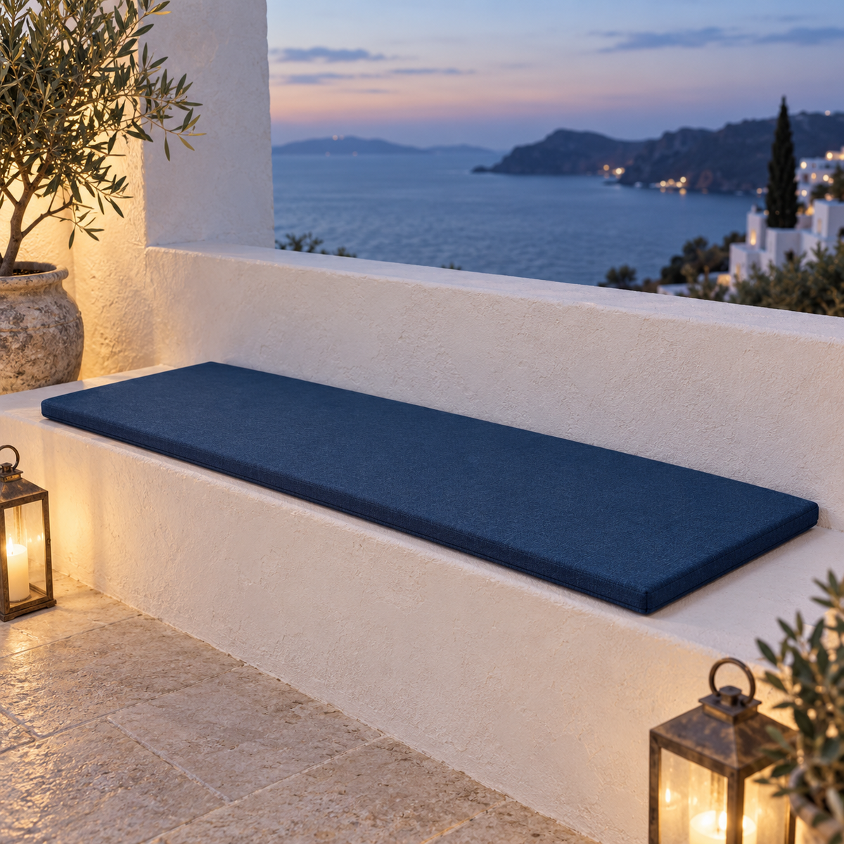 PANK OUTDOOR 100, Outdoor Bench Cushion 100x30 h3