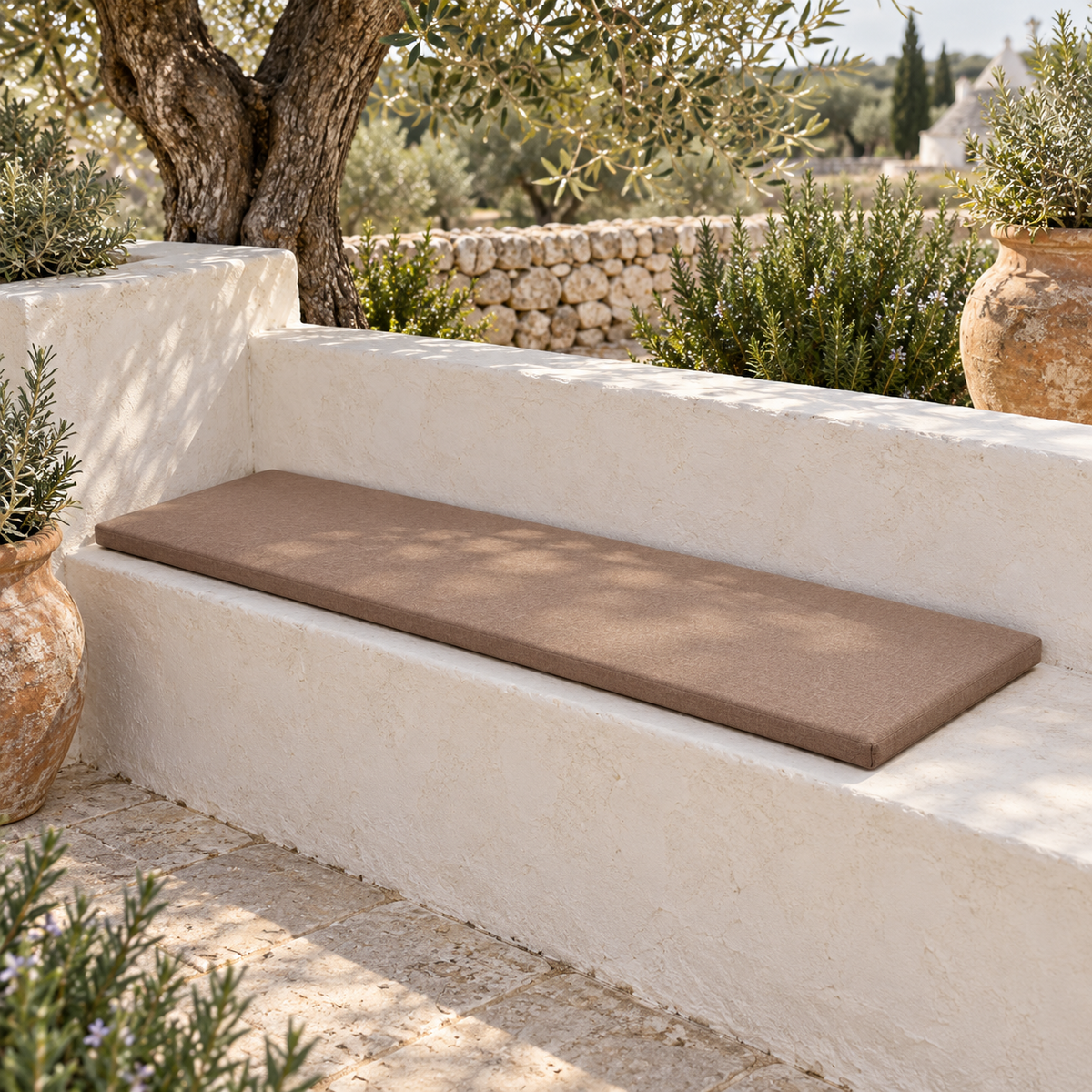 PANK OUTDOOR 100, Outdoor Bench Cushion 100x30 h3
