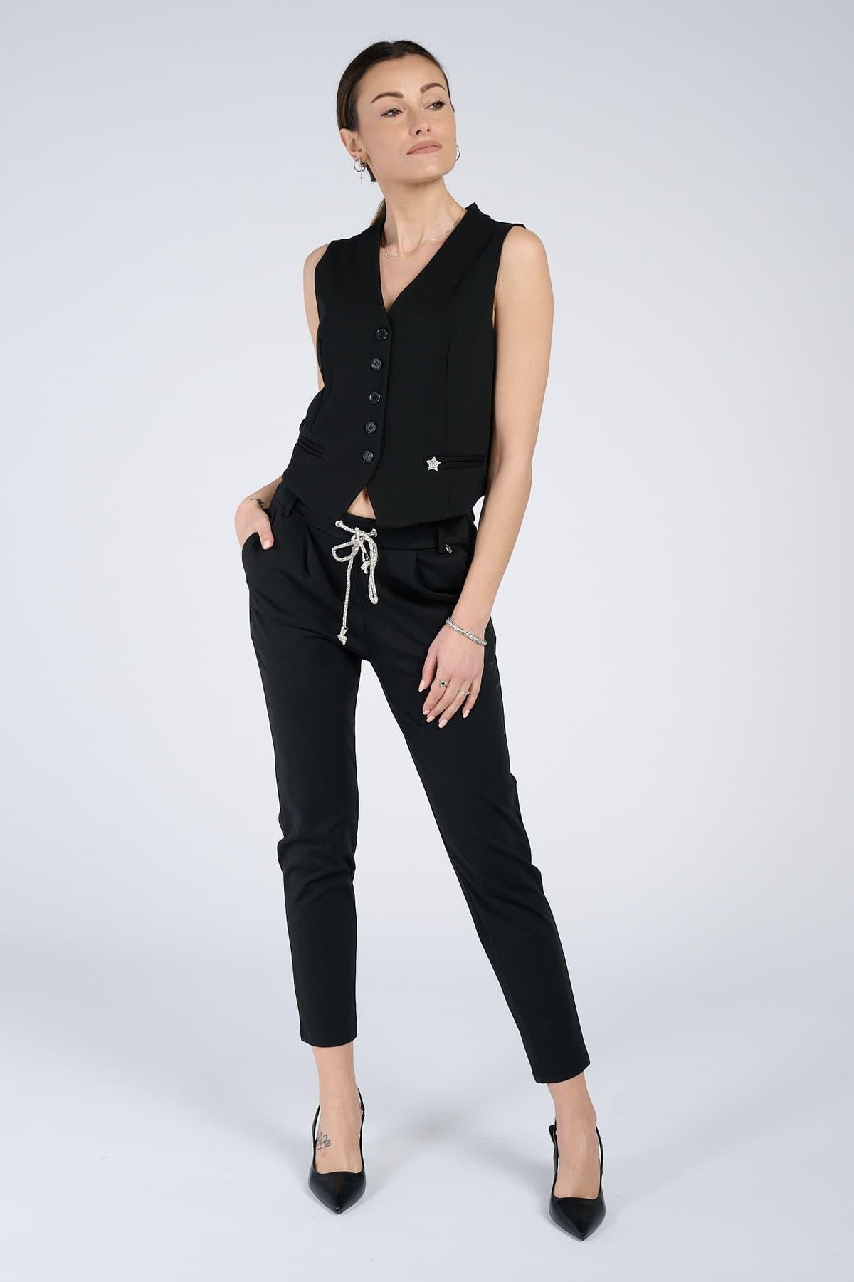 Gilet Star donna e pantalone Shine - Barone Firenze