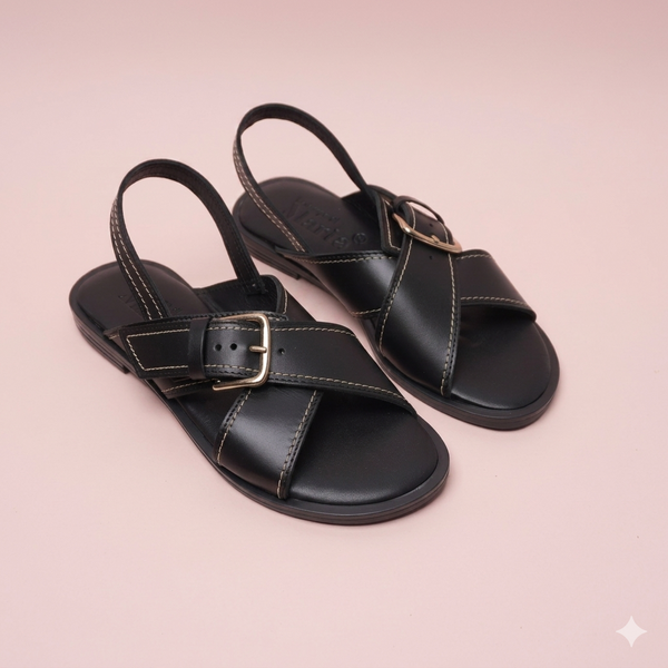 Paola črna sandal
