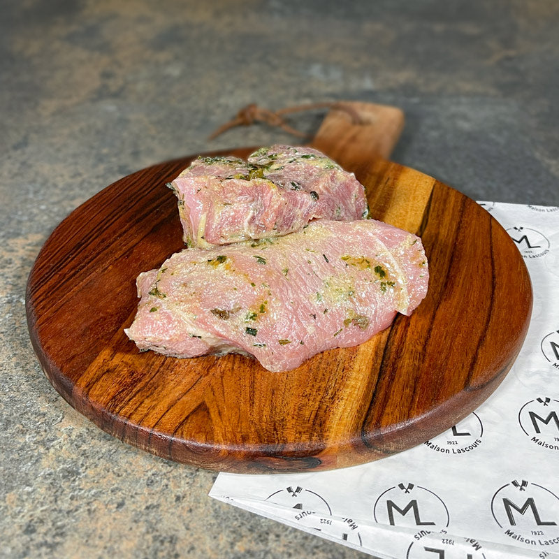 Veal Steak with Girolle Cream