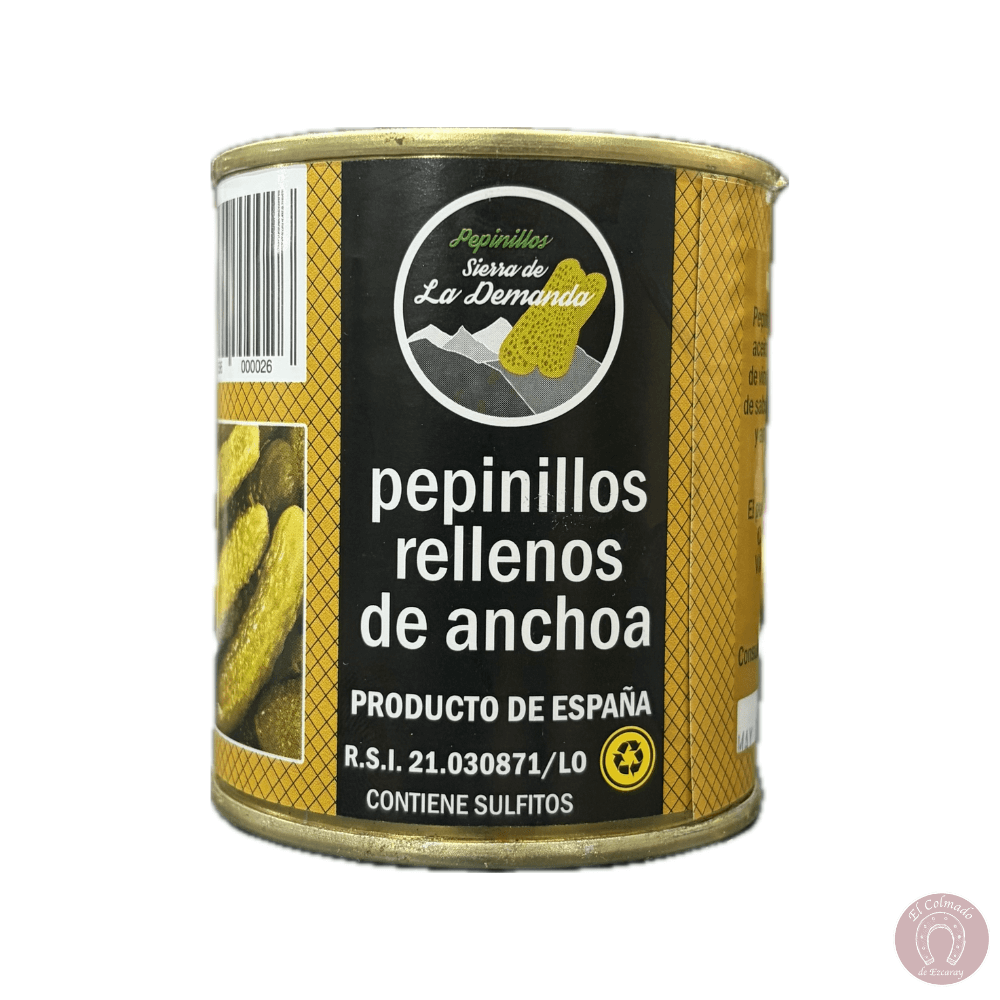 Pepinillo rellenos con anchoa de La Rioja
