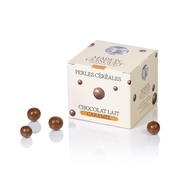 MILK CHOCOLATE CARAMEL CEREAL PEARLS