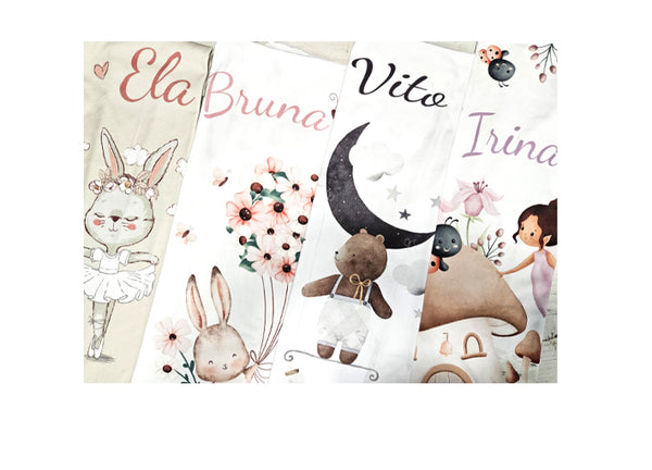Premium Cotton Blanket - Organic Cotton - DESIGN IT YOURSELF - Personalized
