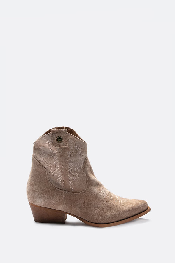 Stivaletto Texano Petrarca 100% vera pelle Made in Italy - Barone Firenze