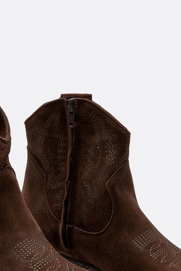 Stivaletto Texano Petrarca 100% vera pelle Made in Italy - Barone Firenze