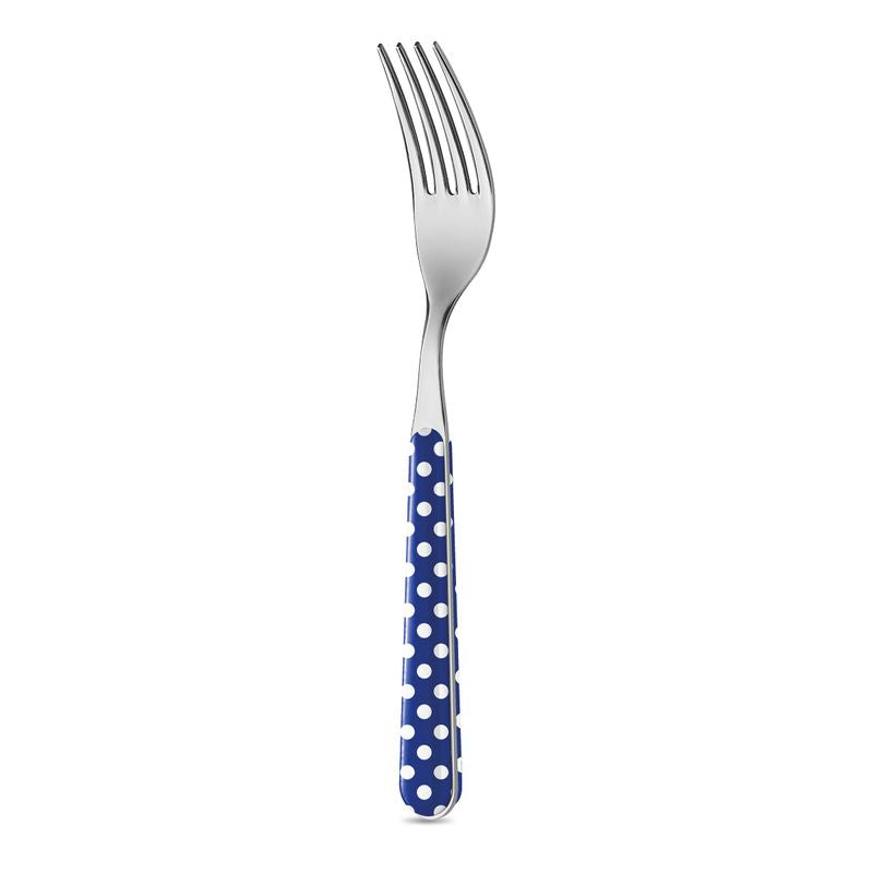 Table Fork - Blue Polka Dots BD14053B