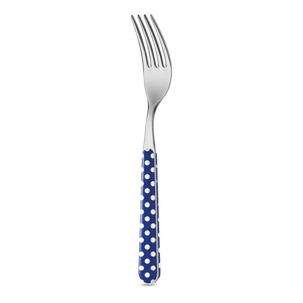 Table Fork - Blue Polka Dots BD14053B