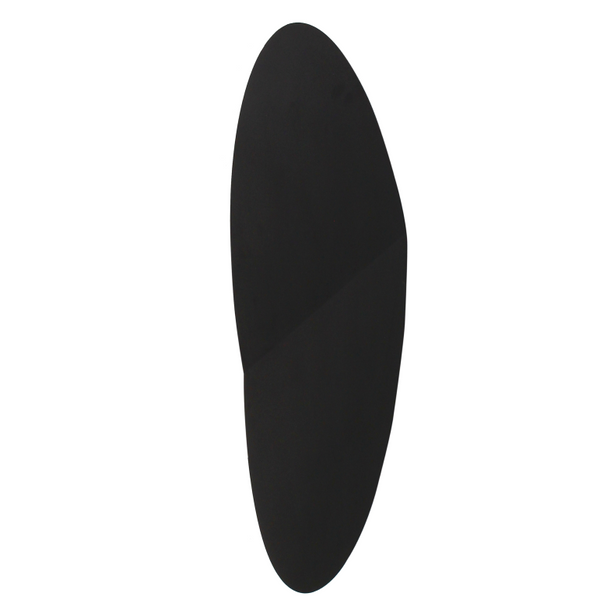 Strakke zwarte wandlamp Piatto met een moderne uitstraling. Ideaal voor sfeervolle verlichting in elke interieurstijl.