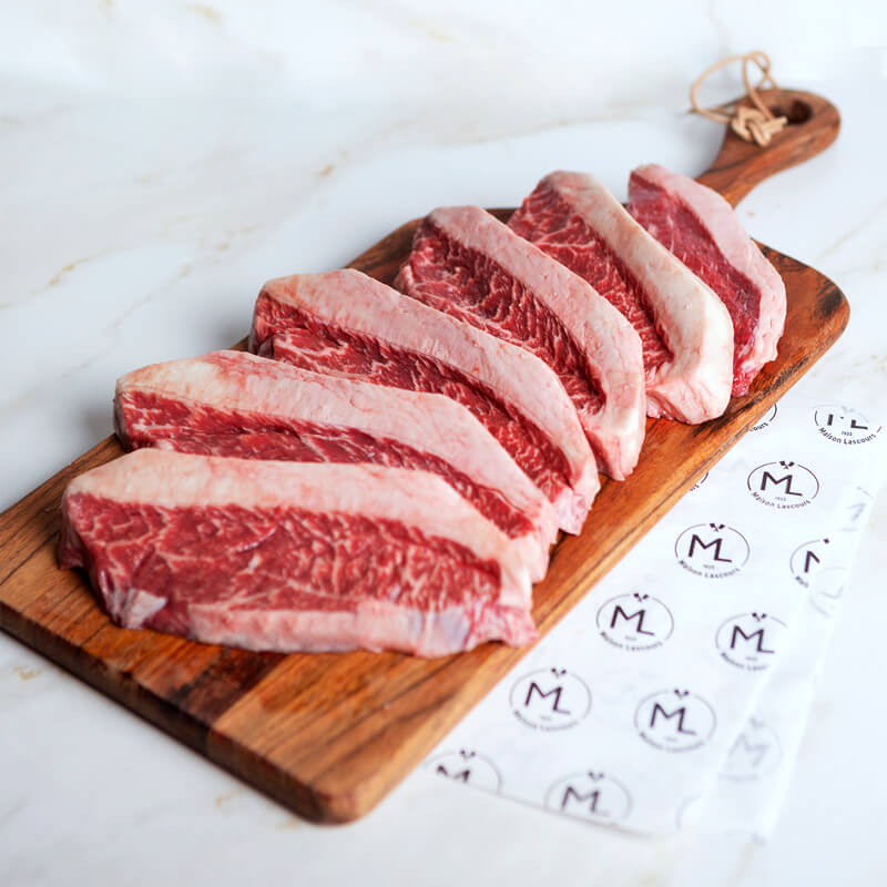 Picanha de bœuf Wagyu tranchée