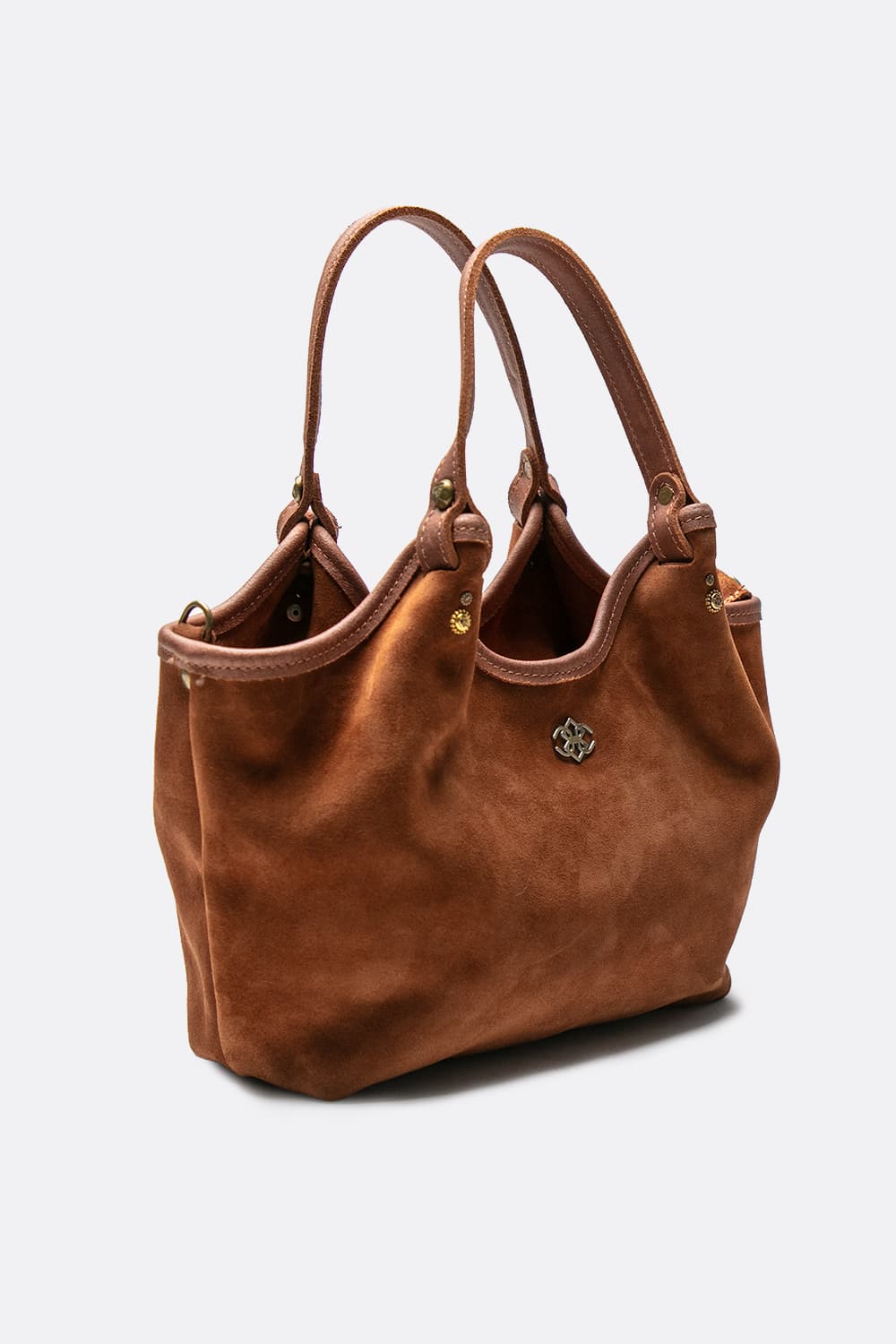 Pienza camoscio borsa 100% vera pelle Made in Italy - Barone Firenze