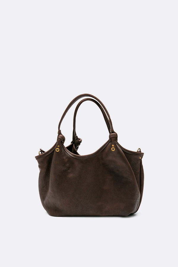 Pienza Borsa Vegetale Donna 100 % vera pelle Made in Italy- Barone Firenze