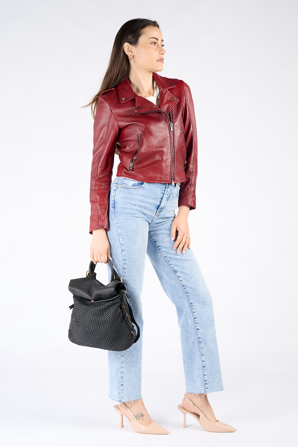 Zaino Pisa donna 100% vera pelle Made in Italy - Barone Firenze