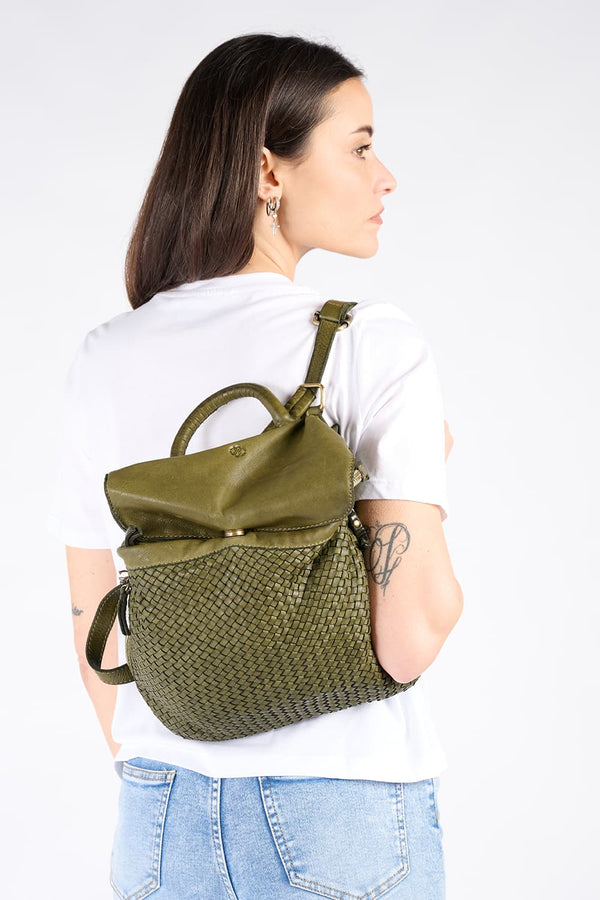 Zaino Pisa donna 100% vera pelle Made in Italy - Barone Firenze