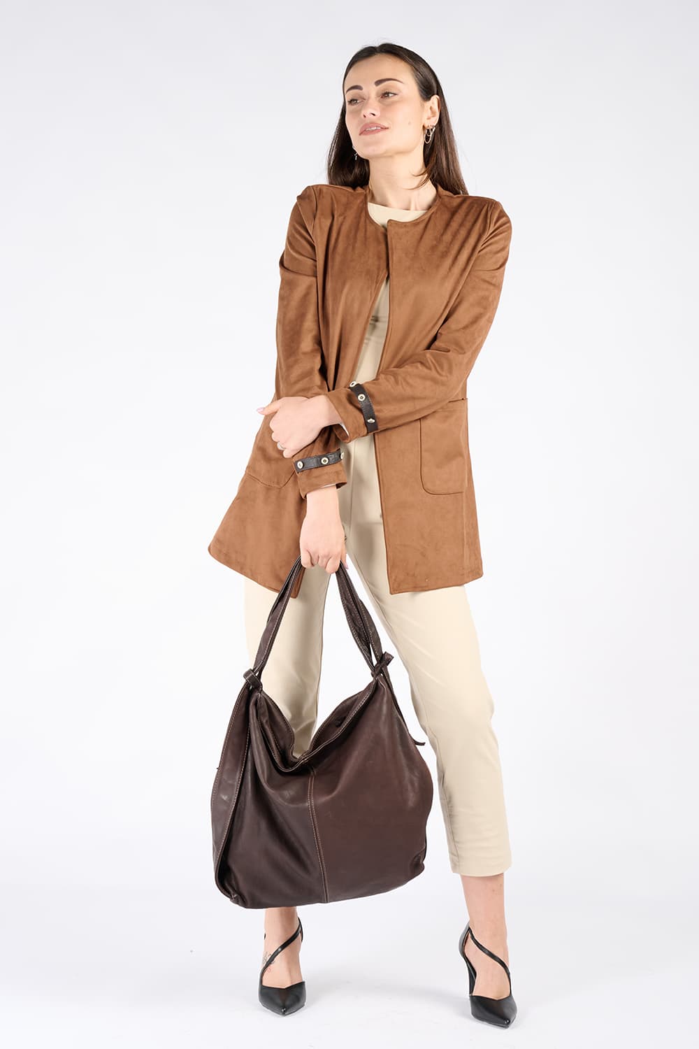 Pistoia borsa donna 100% vera pelle Made in Italy - Barone Firenze