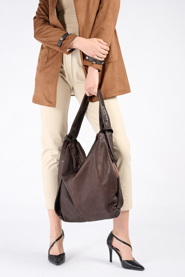 Pistoia borsa donna 100% vera pelle Made in Italy - Barone Firenze