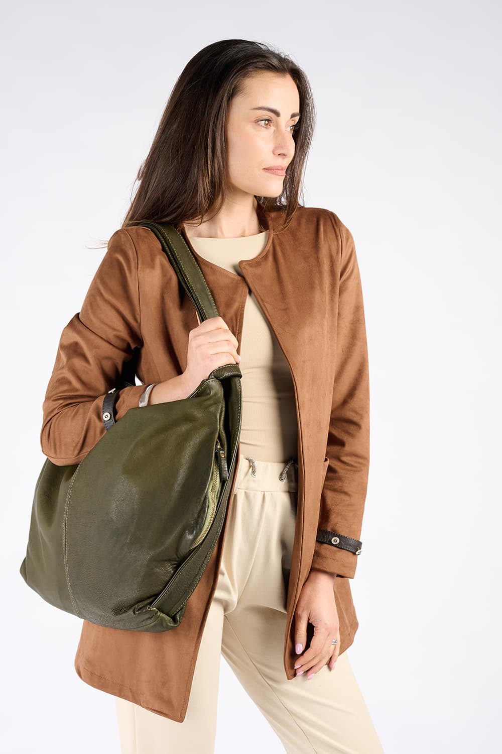 Pistoia borsa donna 100% vera pelle Made in Italy - Barone Firenze