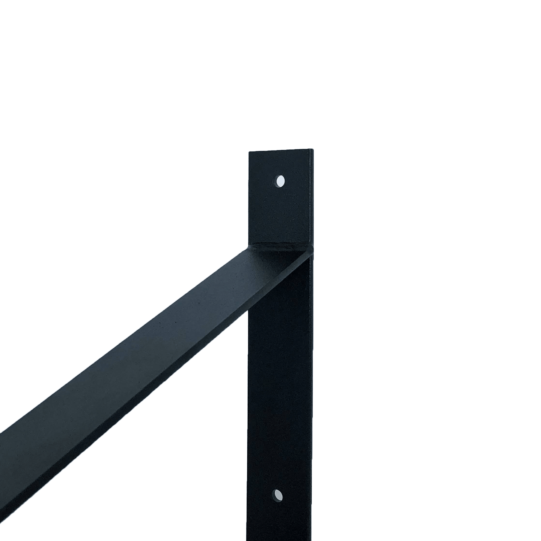 The Industrial Shelf Brackets XL Matte Black - 40 cm