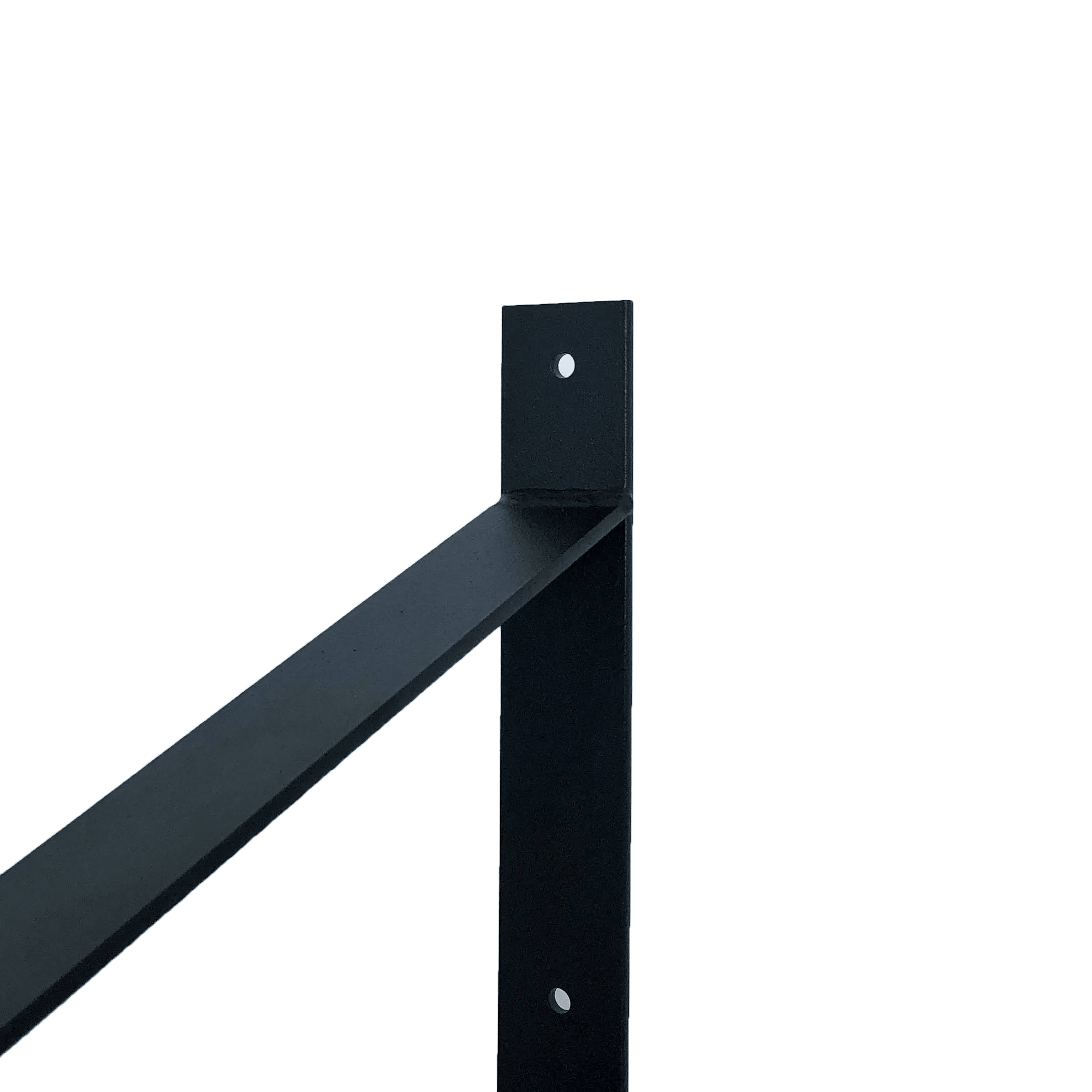 The Industrial Shelf Brackets XL Matte Black - 40 cm