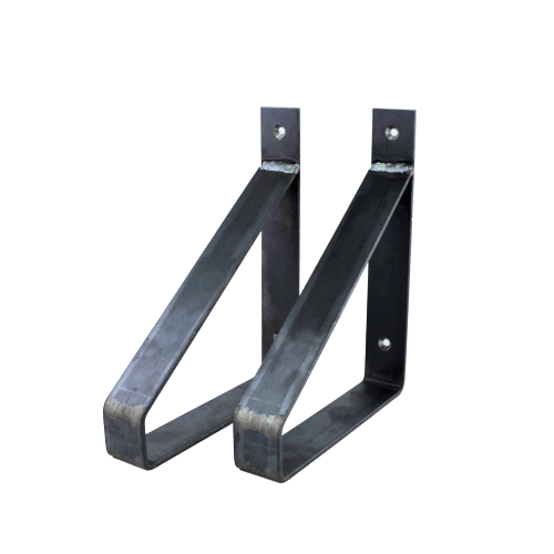 The Industrial Shelf Brackets Without Coating - 20 cm