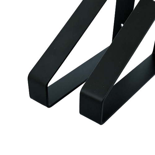 The Industrial Shelf Brackets Matte Black - 25 cm